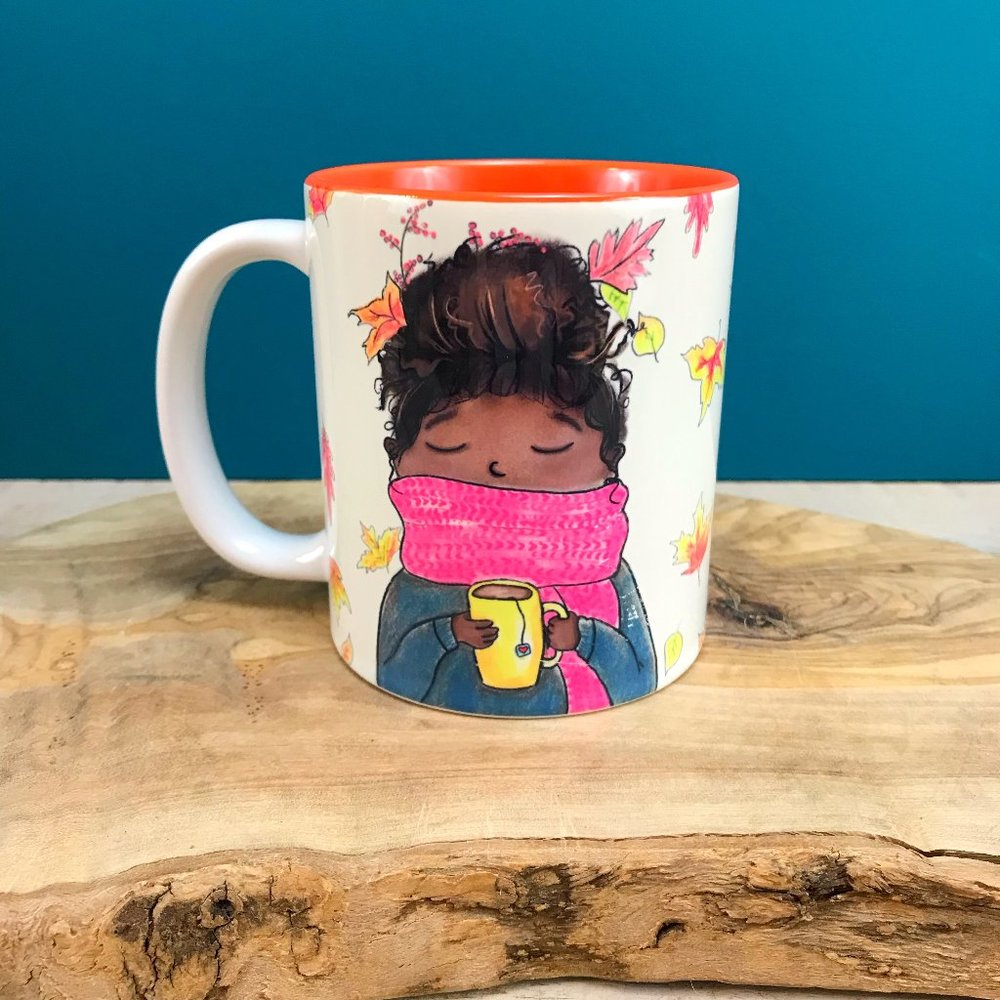 HELLO LEMON ZESTY Fall of Patriarchy Coffee Mug Feminist Cozy Autumn Season